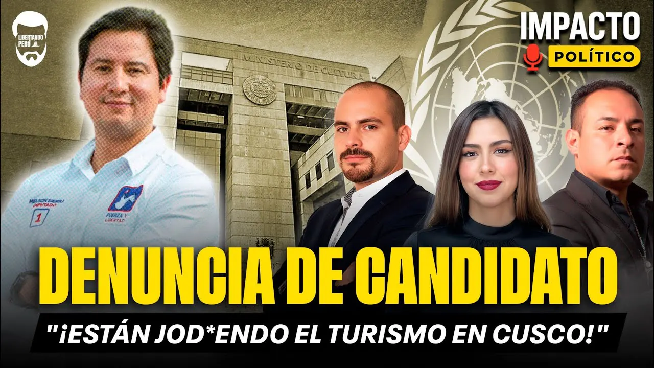 Reproducir: Candidato DENUNCIA: "Ministerio de Cultura y la ONU están JODIENDO el turismo en CUSCO