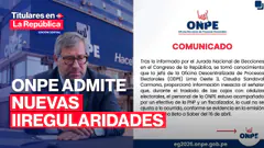 ELECCIONES 2026 EN VIVO: ONPE admite irregularidades por material electoral en la calle#TLR