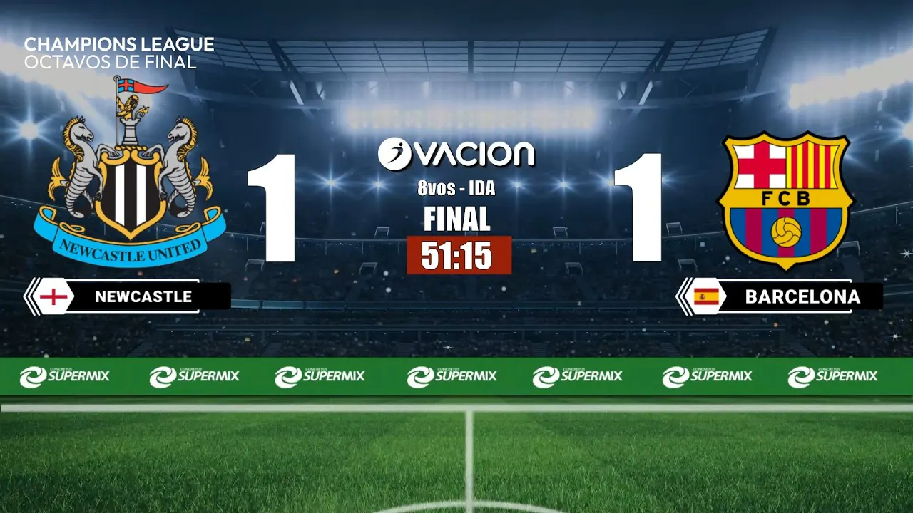 Reproducir: Newcastle vs Barcelona por RADIO OVACION 🔴 #ENVIVO | CHAMPIONS LEAGUE