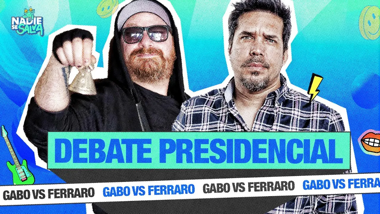 Reproducir: DEBATE PRESIDENCIAL JAIME FERRARO VS GABRIEL CALVO | NADIE SE SALVA 🐸