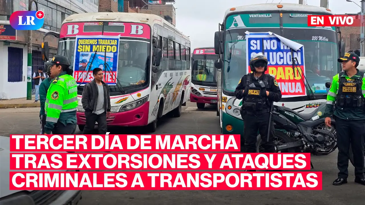 Reproducir: 🔴"Queremos trabajar sin miedo": tercer día de marcha para exigir seguridad | #EnVivoLR