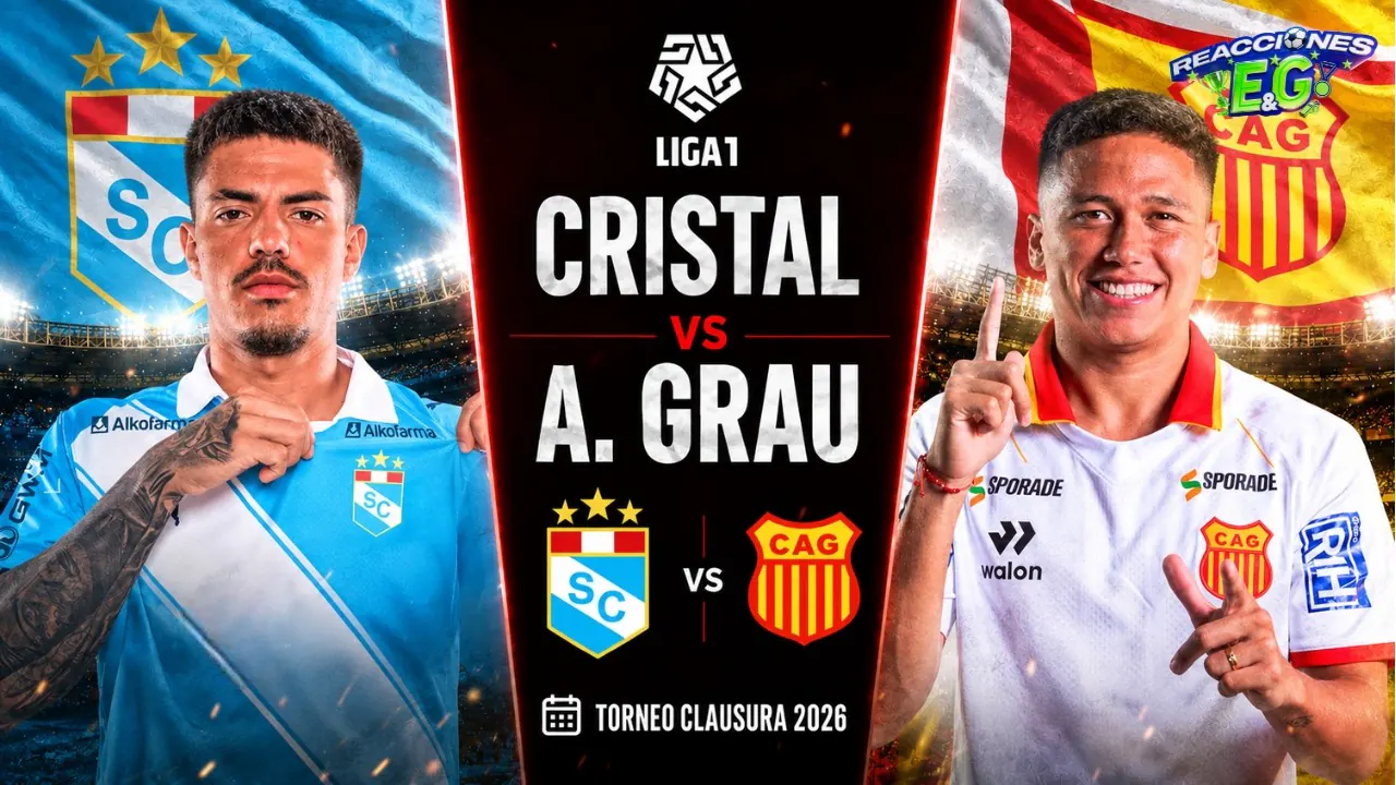 Reproducir: [REACCION] CRISTAL VS ATLÉTICO GRAU REACCIÓN EN VIVO | TORNEO CLAUSURA 2026