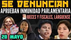 APRUEBAN INMUNIDAD PARLAMENTARIA/ DINA DENUNCIA A DELIA ESPINOZA / PEDRO CASTILLO VS PODER JUDICIAL