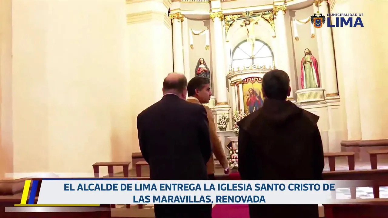 Reproducir: Inauguración de la remodelada iglesia Santo Cristo de Las Maravillas | 1 de setiembre.