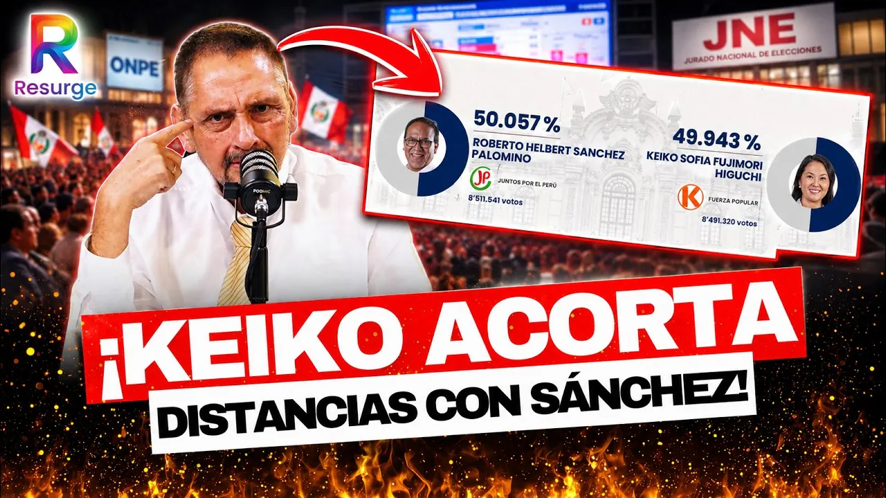 Reproducir: 🚨 ¿SE VIENE LA REMONTADA DE KEIKO? PERÚ EN VILO POR LAS ELECCIONES 🔥