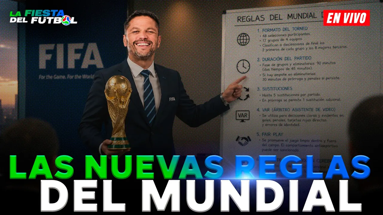 Reproducir: ⚽🏆LAS NUEVAS REGLAS DEL MUNDIAL #LAFIESTADELFÚTBOL