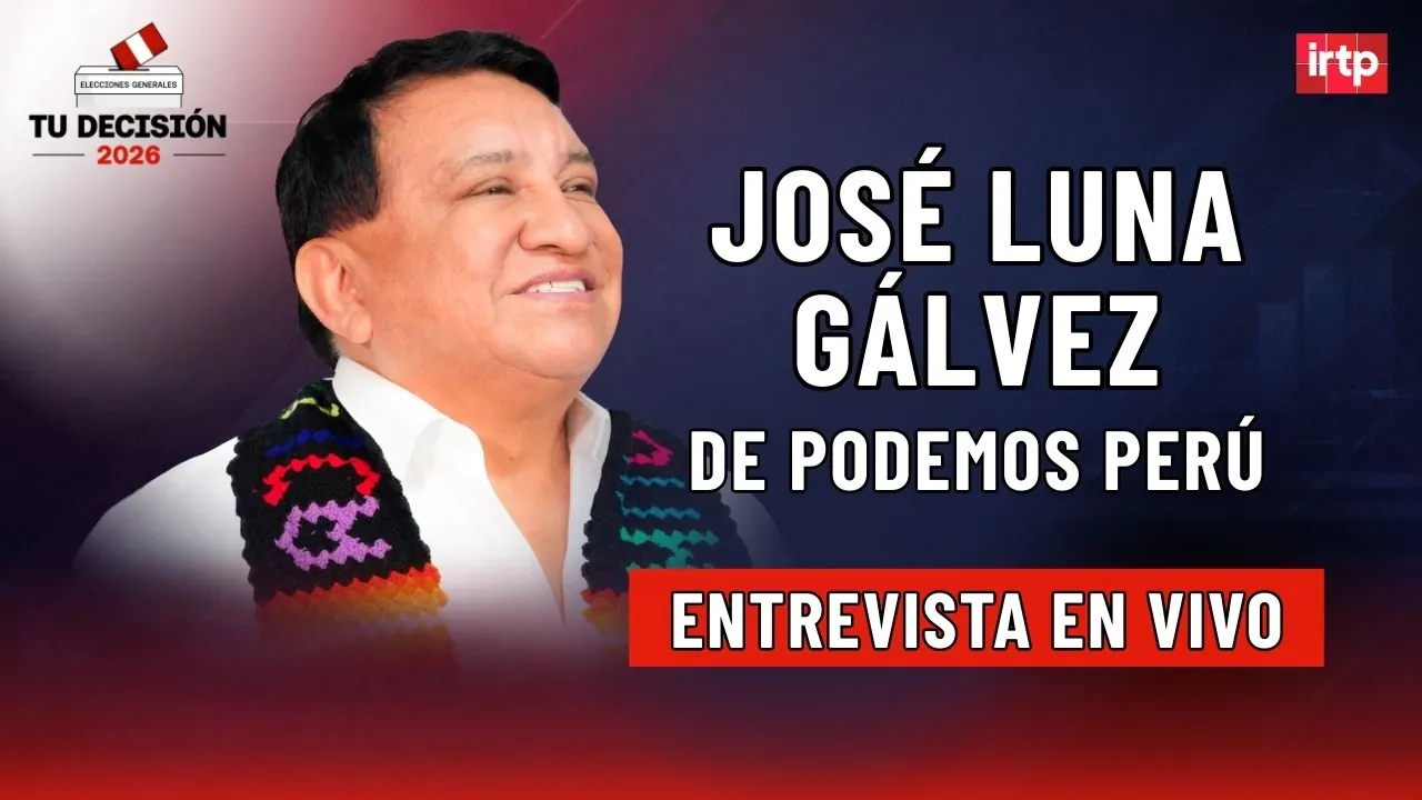 Reproducir: Entrevista a José Luna Gálvez de Podemos Perú | "Tu decisión 2026" por TVPerú Noticias