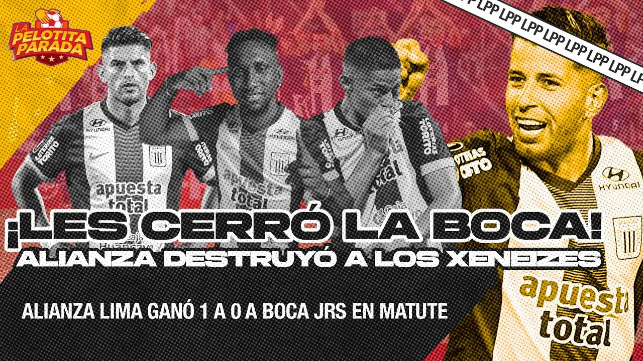 Reproducir: ¡LA CASA SE RESPETA! ALIANZA SE IMPONE ANTE BOCA EN MATUTE⚽ | LA PELOTITA PARADA