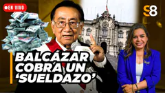 PRESIDENTE BALCÁZAR SE LLEVA 50 MIL SOLES DE SUELDO EN PLENA CRISIS | Siempre a las ocho