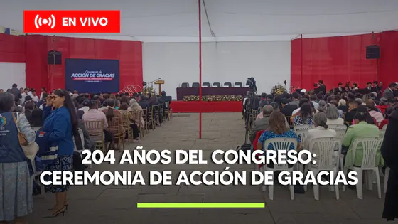 EN VIVO | ACCIÓN DE GRACIAS POR EL 204.° ANIVERSARIO DEL CONGRESO DE LA REPÚBLICA