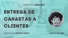 ENTREGA DE CANASTAS A CLIENTES
