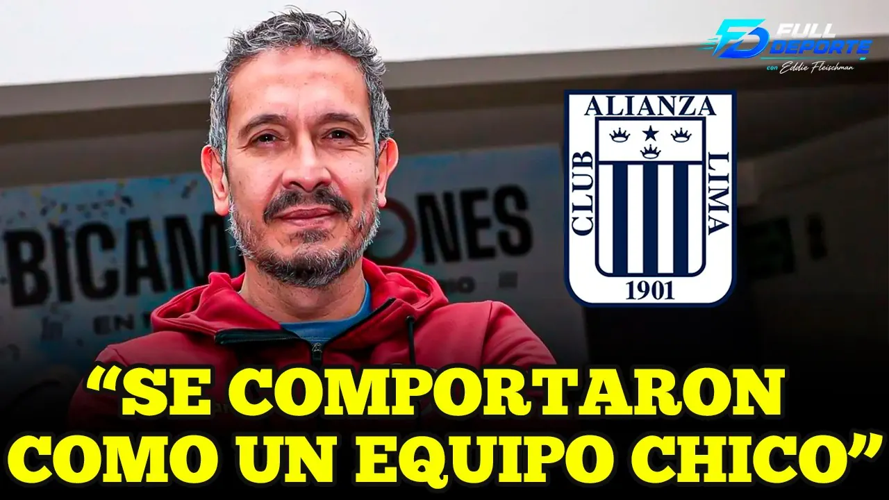 Reproducir: FRANCO VELAZCO ARREMETIÓ CONTRA ALIANZA LIMA: "SE COMPORTARON COMO EQUIPO CHICO"