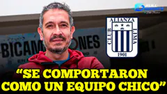FRANCO VELAZCO ARREMETIÓ CONTRA ALIANZA LIMA: "SE COMPORTARON COMO EQUIPO CHICO"