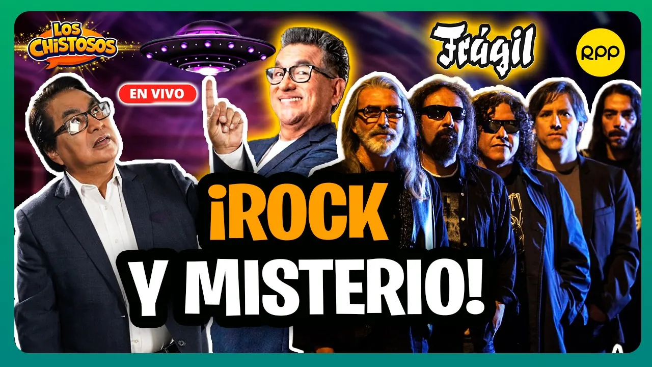 Reproducir: LOS CHISTOSOS CON FRÁGIL Y EL DR. CHOY 🔴EN VIVO Rock peruano y misterio por RPP