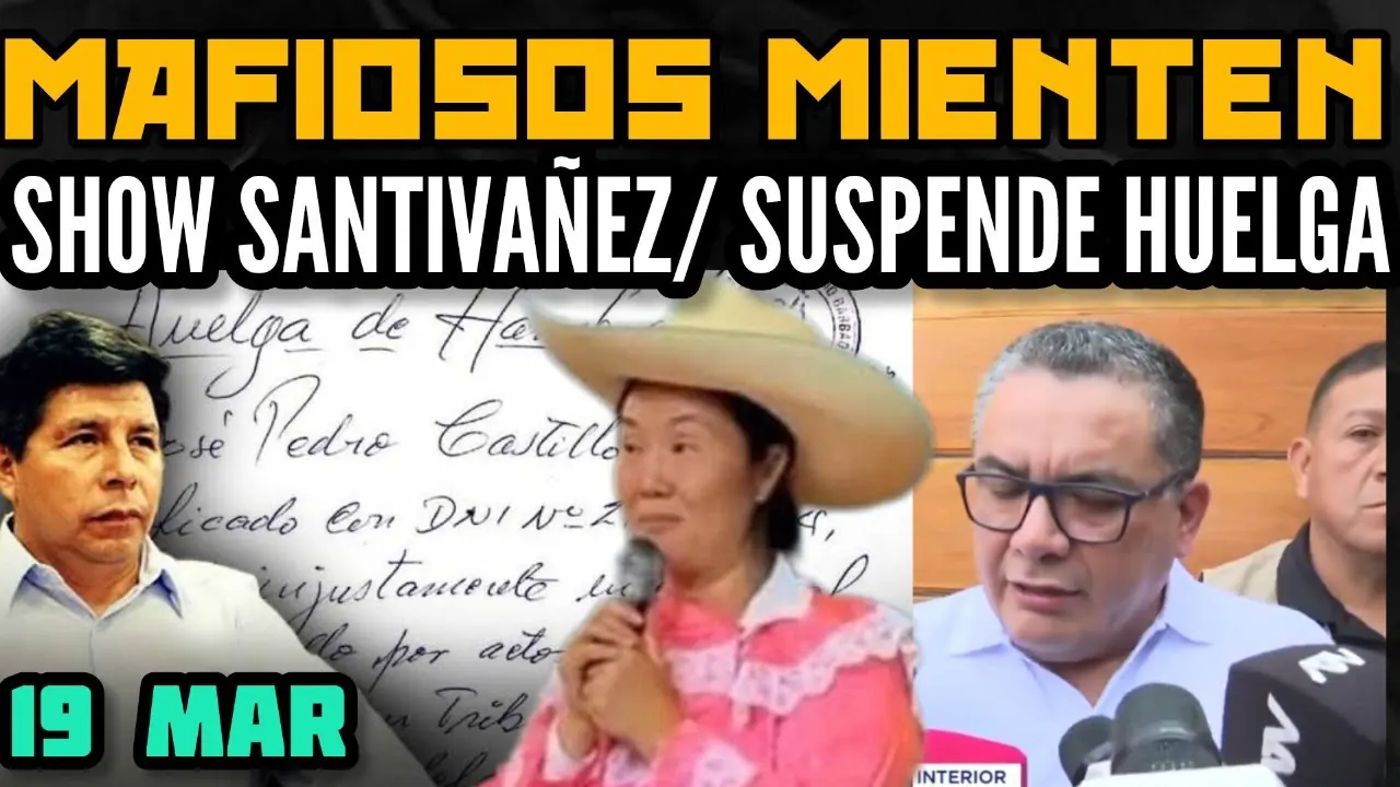 Reproducir: OTRO SHOW: ALLANAN A SANTIVAÑEZ/ KEIKO EN CAMPAÑA/ MARCHA LA FARÁNDULA / PC SUSPENDE HUELGA- 19 MAR