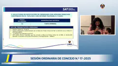 SESIÓN ORDINARIA DE CONCEJO N.º 17-2025 | 11 de setiembre.