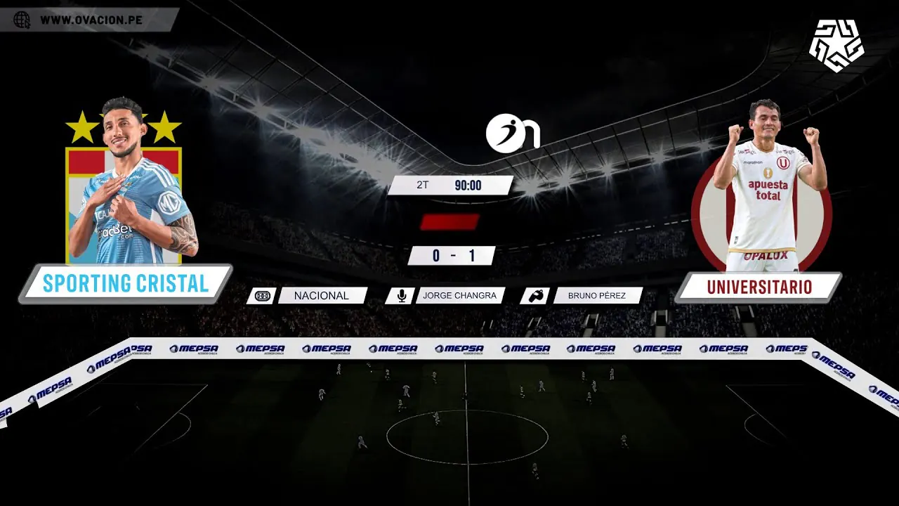 Reproducir: Sporting Cristal vs Universitario por RADIO OVACION 🔴 #ENVIVO | LIGA 1 TE APUESTO