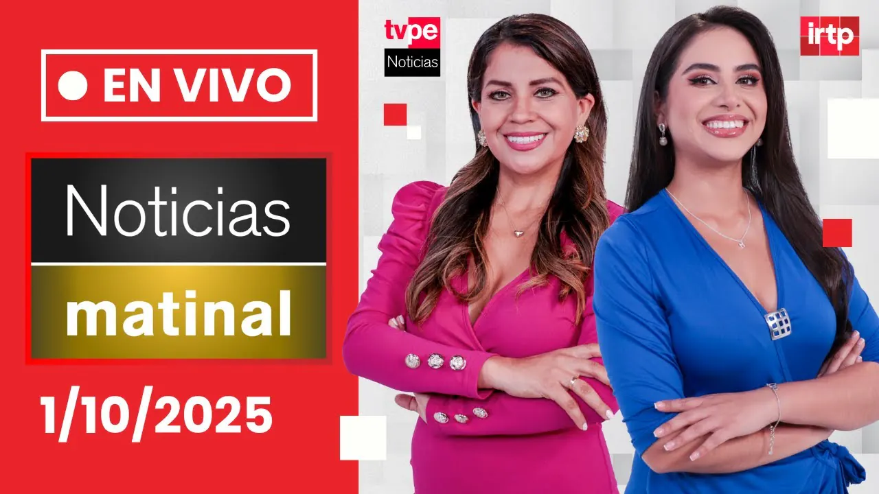Reproducir: TVPerú Noticias EN VIVO: Edición matinal, hoy miércoles 1 de octubre del 2025