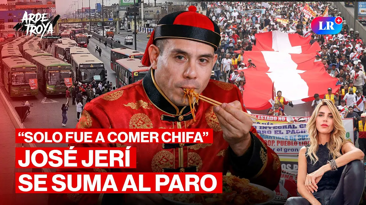 Reproducir: JOSÉ JERÍ APOYA EL PARO DE TRANSPORTISTAS | ARDE TROYA CON JULIANA OXENFORD