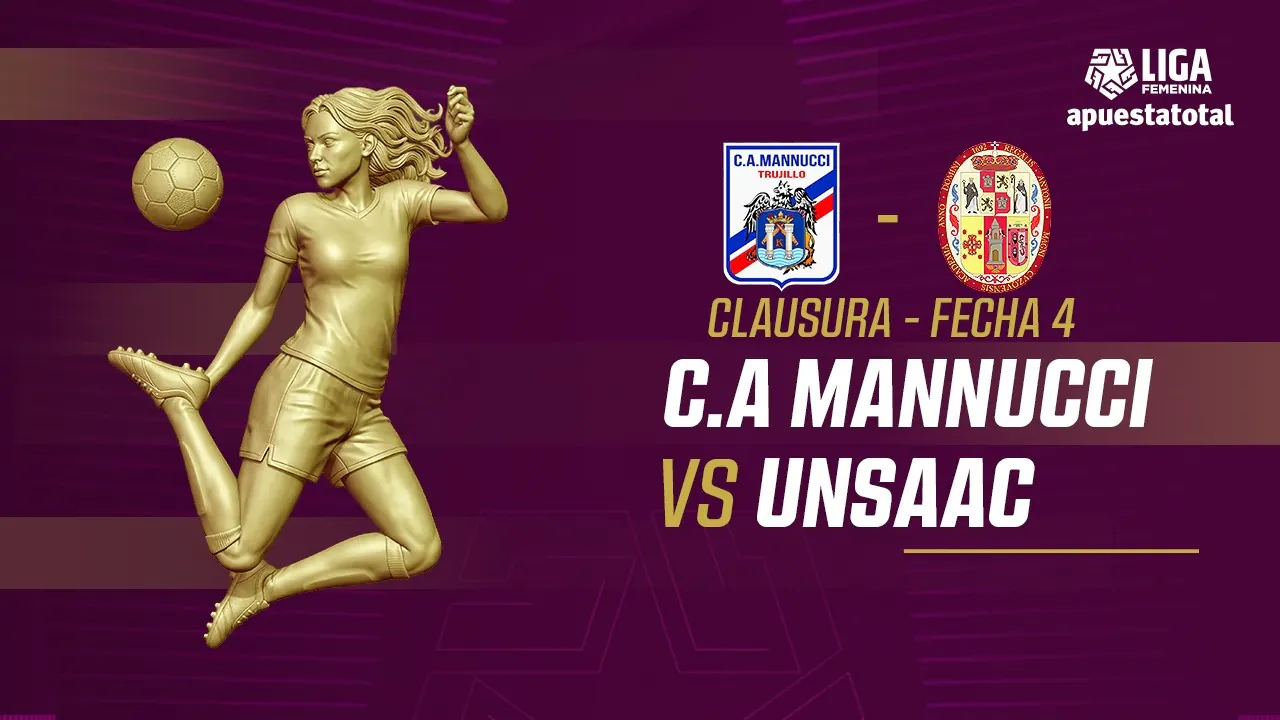Reproducir: 🔴 EN VIVO | C. A. MANNUCCI VS UNSAAC | LIGA FEMENINA | CLAUSURA FECHA 4