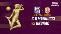 EN VIVO | C. A. MANNUCCI VS UNSAAC | LIGA FEMENINA | CLAUSURA FECHA 4