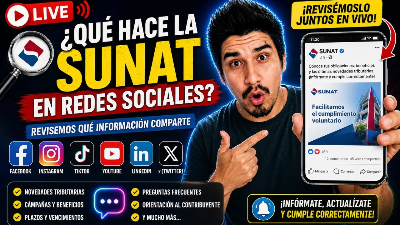 Reproducir: ¿Qué hace la SUNAT en redes sociales?