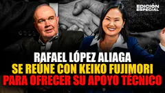 #EnVIvo Rafael López Aliaga se reunió con Keiko Fujimori