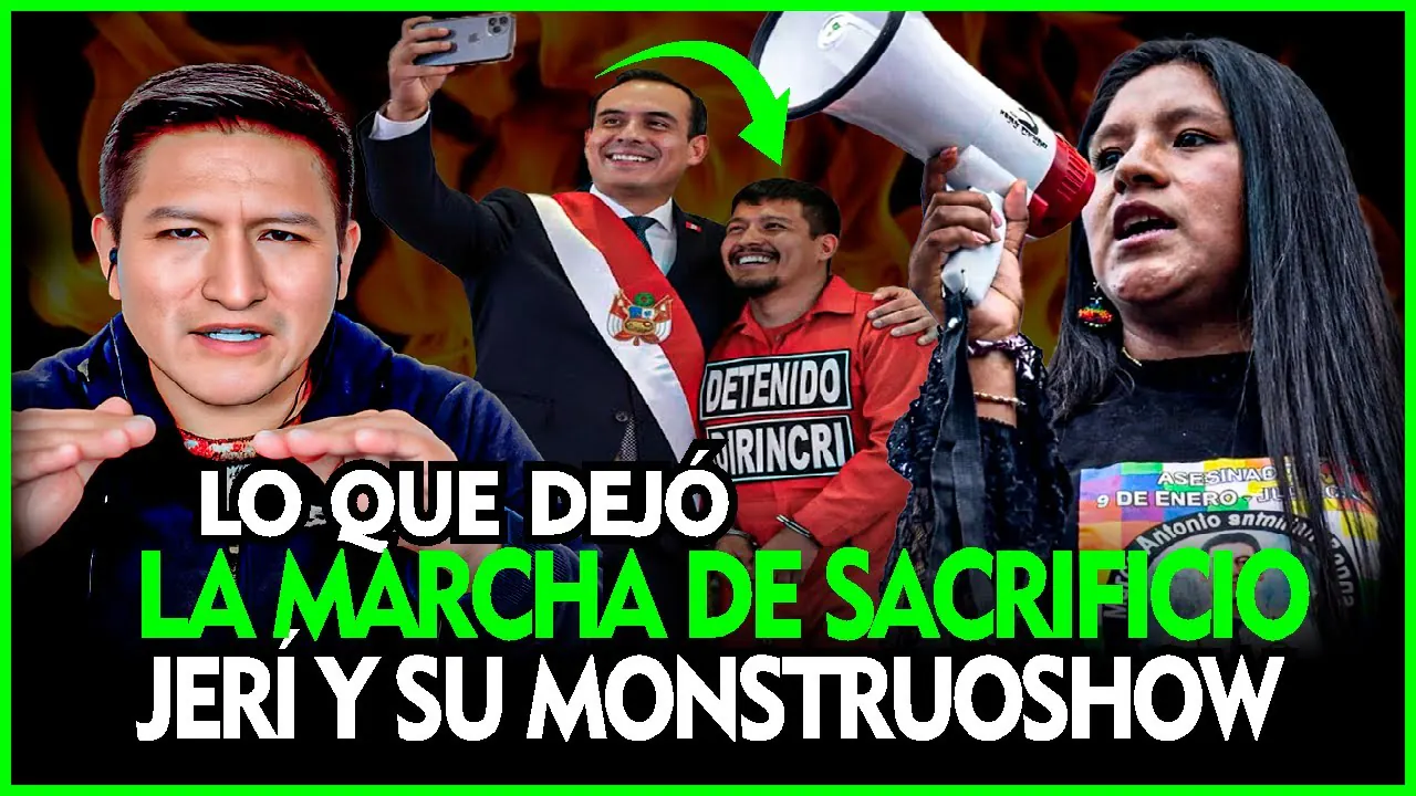 Reproducir: LO QUE DEJÓ LA MARCHA DE SACRIFICIO! JERÍ Y SU MONSTRUOSHOW!  MILAGROS SAMILLAN Y TIMOTEO CUTIPA