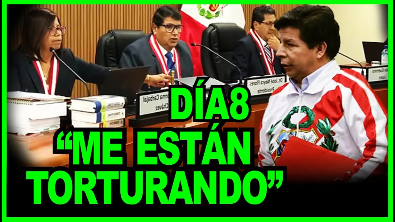 Reproducir: P. CASTILLO: CONTINÚA "LA PANTOMIMA! DEL JUCIO ORAL POR REBELIÓN DIA8