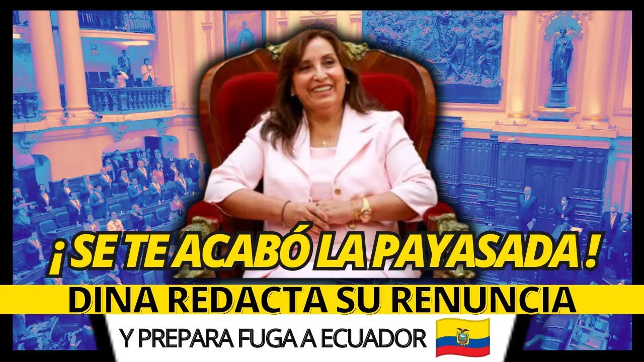 Reproducir: DINA SE VA SI O SI : PLENO DEL CONGRESO POR VACANCIA - feat. Martín del Pomar.