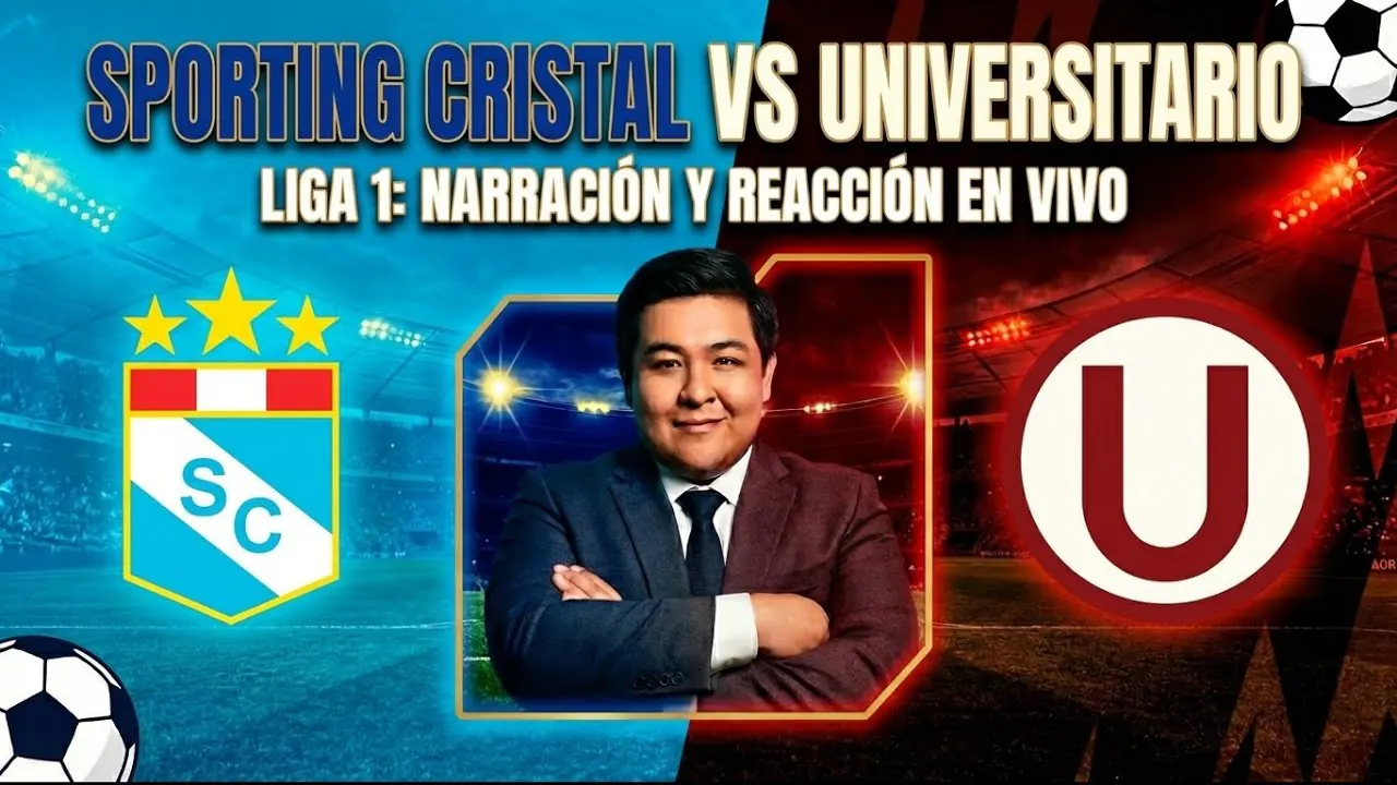 Reproducir: #ENVIVO SPORTING CRISTAL VS UNIVERSITARIO DE DEPORTES - TORNEO APERTURA FECHA 4 #LIGA1