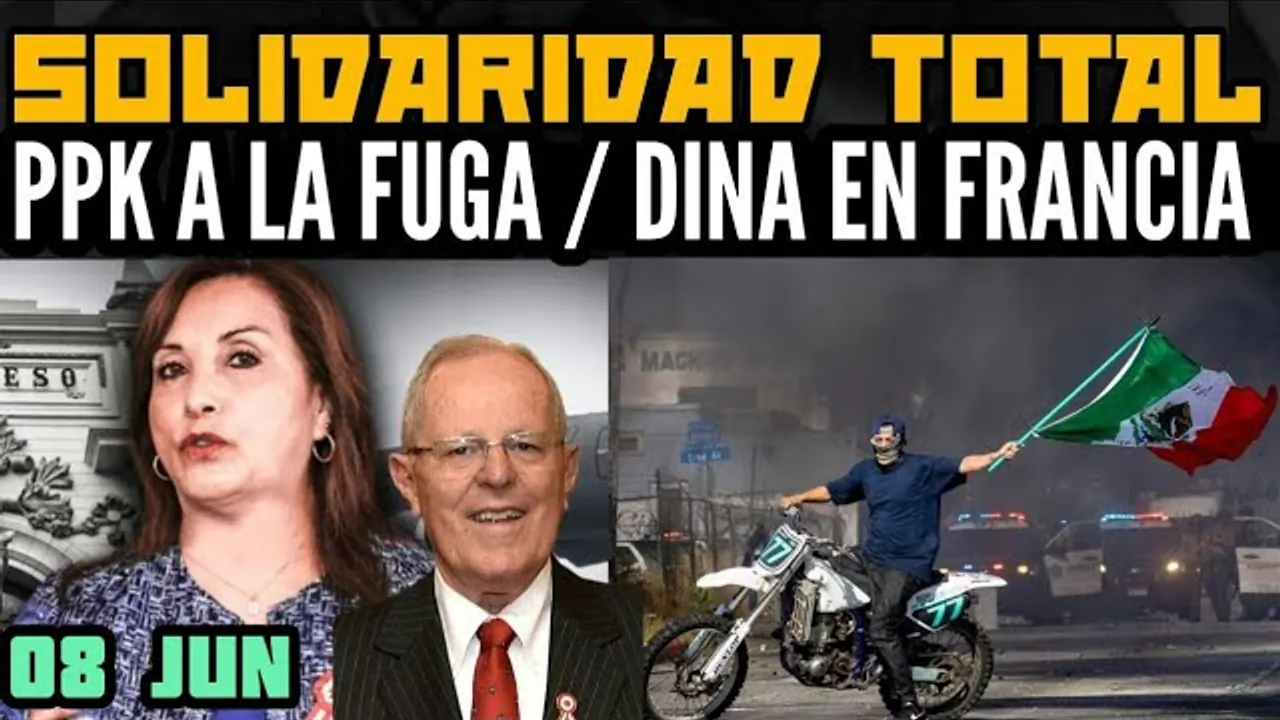 Reproducir: PPK SE INTENTA FUGAR DEL PERÚ / DINA EN FRANCIA / PROTESTA TOTAL EN 33.UU - 08 JUN