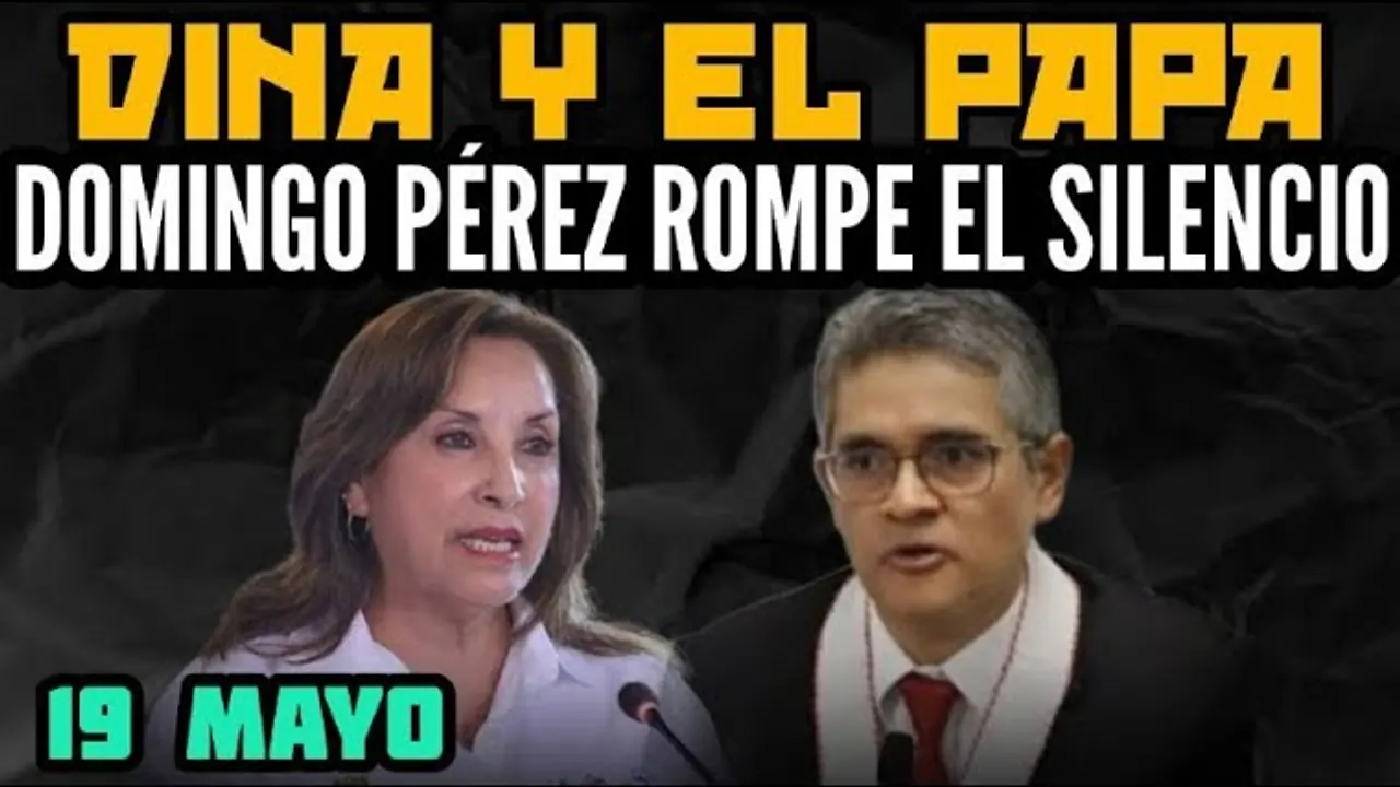Reproducir: DINA BOLUARTE HACE EL RÍDUCLO ANTE EL PAPA / DOMINGO PÉREZ CONTRA FISCALES DE KEIKO - 19 MAYO