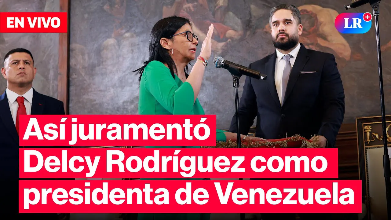 Reproducir: 🔴 DELCY RODRÍGUEZ JURA EN VIVO COMO PRESIDENTA DE VENEZUELA | #LR
