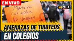 EN VIVO – AMENAZAS DE TIROTEOS EN COLEGIOS | LA CALLE NO CALLA
