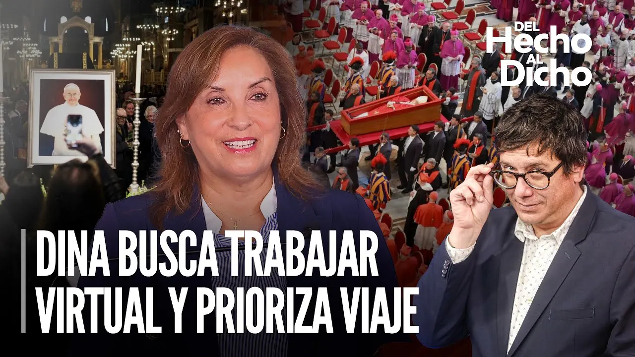 Reproducir: DINA BOLUARTE quiere viajar al VATICANO en plena ola criminal | Del Hecho al Dicho con Jaime Chincha