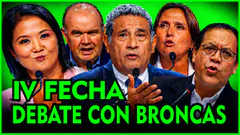 V DEBATE PROMETE CONFRONTACIÓN, KEIKO, SÁNCHEZ, PORKY, GUEVAR, CARRACO, DIEZCANSECO,
