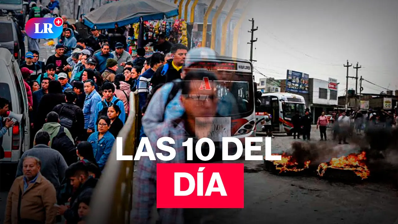Reproducir: 🔴 Paro del transporte, plagio de Benavides, elecciones 2026 y más este 6 de octubre | #Las10DelDía