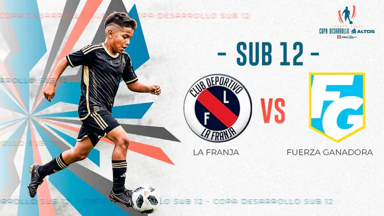 EN VIVO | LA FRANJA VS FUERZA GANADORA | COPA DESARROLLO SUB 12 PLATA | FINAL