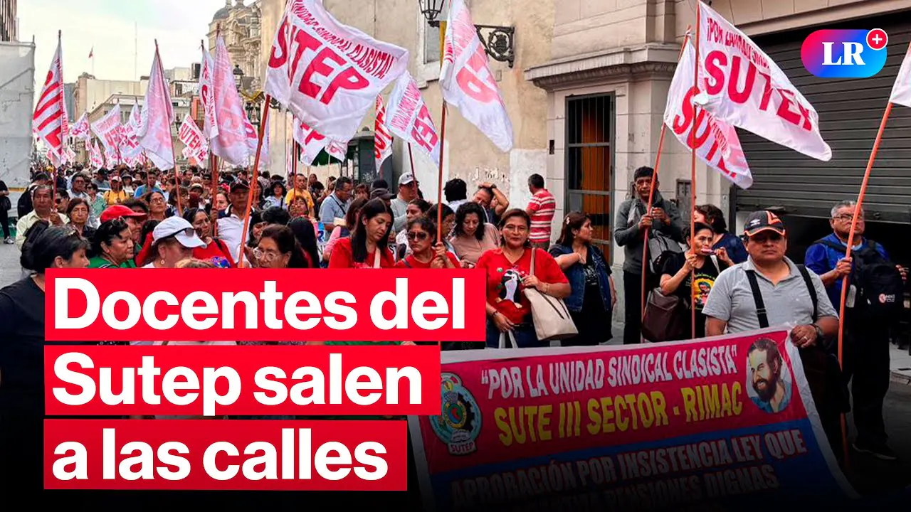 Reproducir: 🔴 Docentes del Sutep salen a las calles | #EnVivoLR