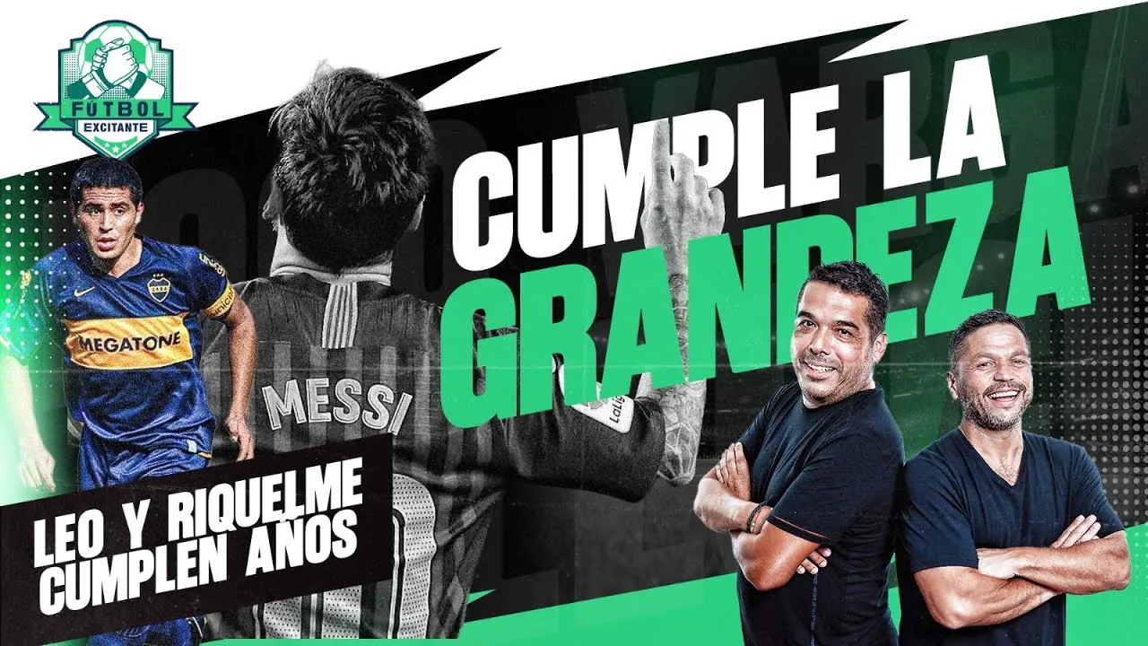 Reproducir: EL CUMPLE DEL "GOAT", LIONEL MESSI | FÚTBOL EXCITANTE