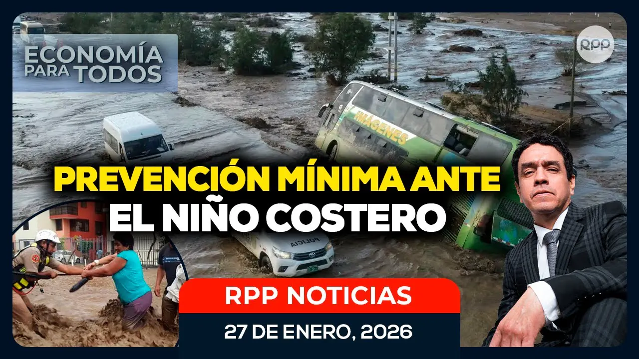 Reproducir: 🔴 EN VIVO Niño costero y prevención: ¿qué está en riesgo para la economía y las exportaciones?