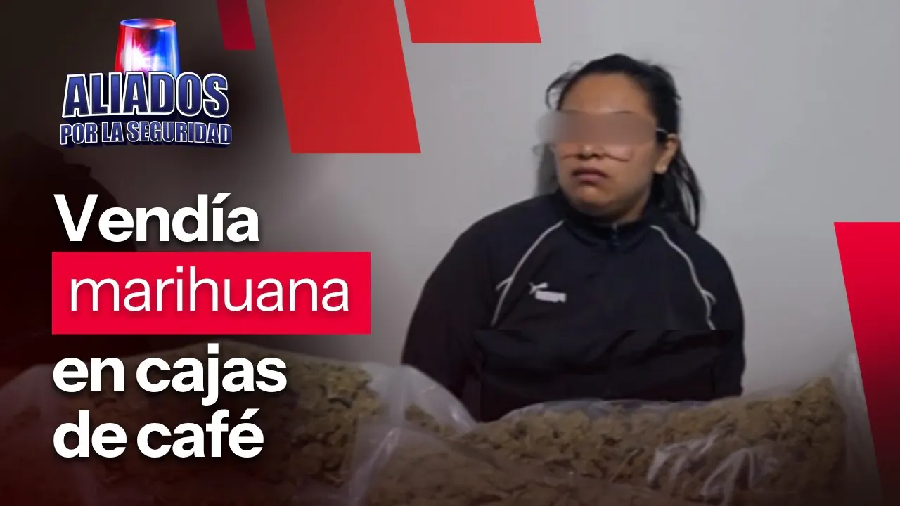 Reproducir: SJM: cae la Reina del Sur con 56 kilos de marihuana ocultos en cajas de café