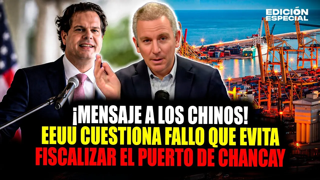 Reproducir: #EnVivo EE.UU. critica fallo que favorece a China en el control del puerto de Chancay