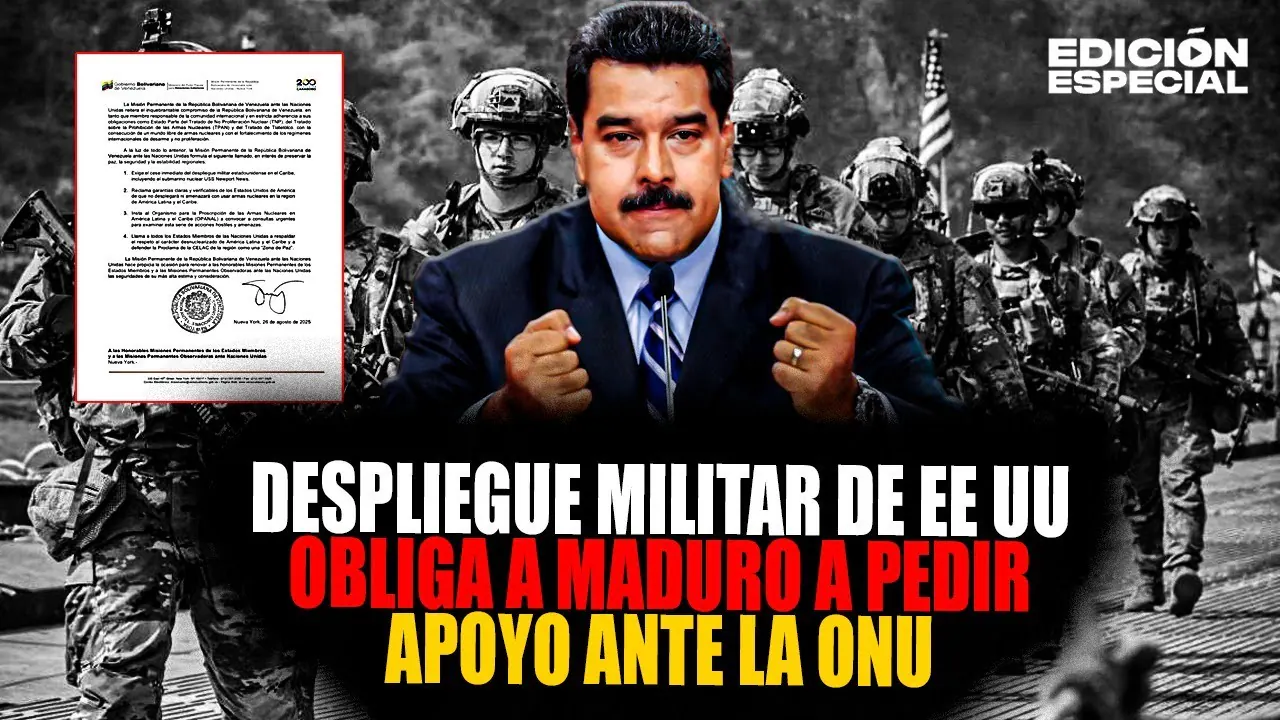 Reproducir: #EnVivo Venezuela pide apoyo a la ONU tras despliegue militar de EE. UU. en el Caribe