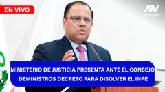 Fe de Erratas | MINISTERIO DE JUSTICIA PRESENTA PARA DISOLVER EL INPE - ATV+