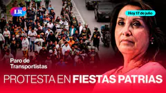 PARO POR FIESTAS PATRIAS: transportistas protestan contra Dina Boluarte |#HARDNEWS
