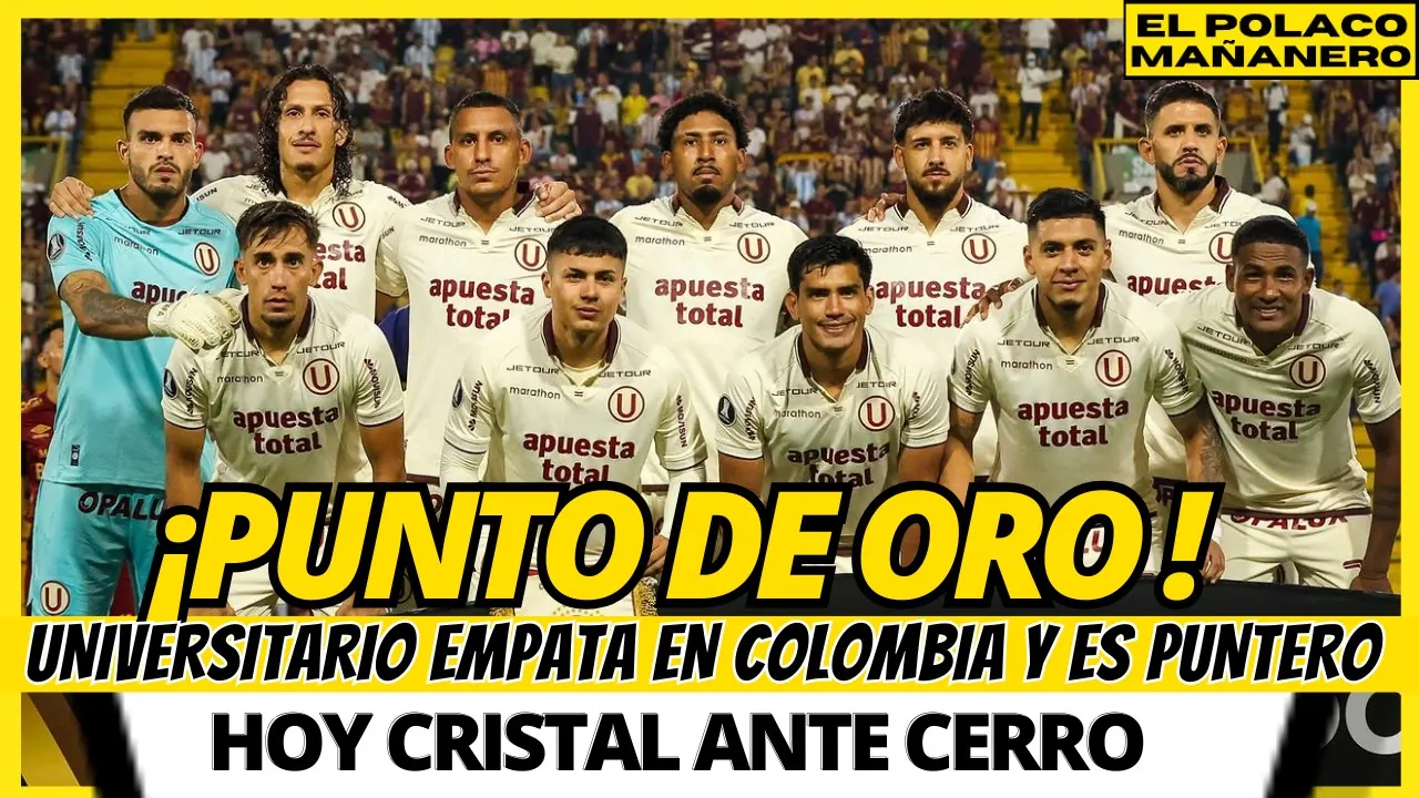 Reproducir: DEPORTES TOLIMA (0-0) UNIVERSITARIO : EL MAS COPERO DEL PERÚ   - HDC 💪