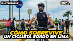 IRL: Pedalear sin escuchar: ¿cómo se traslada Miguel Lúcar en Lima? | Pasa en la Calle EN VIVO
