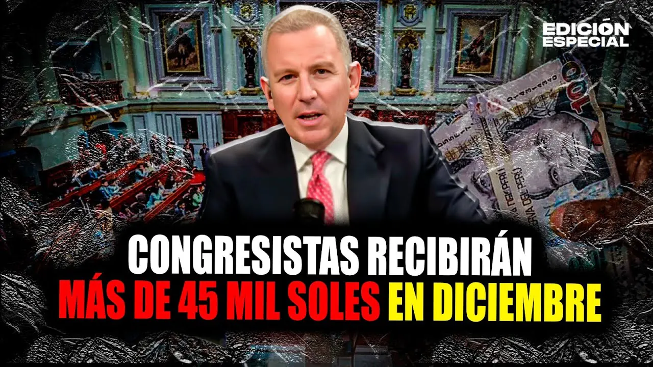 Reproducir: #envivo Congresistas recibirán más de 45 mil soles en diciembre